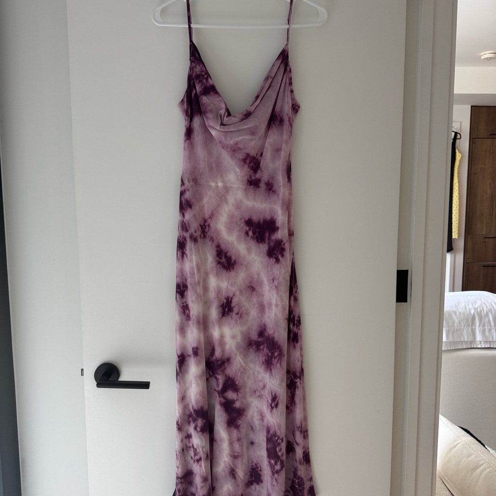 Realisation Par Purple Tie-Dye Midi Dress